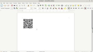 How to insert QR CODE in libre office writer|LINUX BASICS|Technology spy