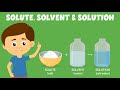 Solute, solvent and solution | What is a Solution? | Science Video for Kids