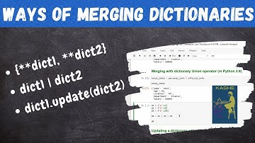 Different Ways of Merging Python Dictionaries