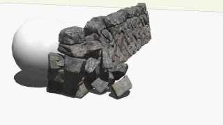 Rocksolver dry stone wall 04 - Sketchyphysics test