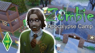 Sims 4 -ZOMBIE APOCALYPSE CAMP- Speed Build -NoCC