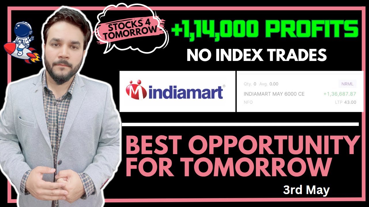 1,14,000/- Profits Booked | These Stocks will move BIG Tomorrow ...