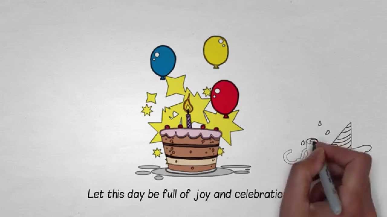 Amazing Happy Birthday Song With Video Animation - YouTube