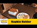 Napkin Holder from recycled wood. - Wacky Wood Works Napkin Holder from recycled wood. - Wacky Wood Works