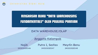 UTS DATAWAREHOUSE OLAP | Najib - Putra I Sesfao - Meyrlin Benu SI602
