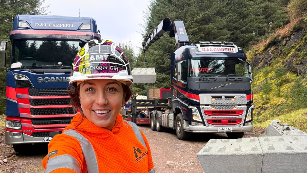 Строительство стены из бетонных блоков!!