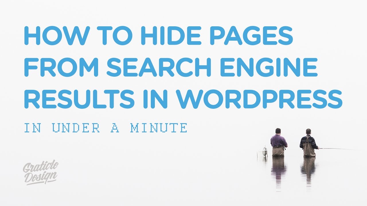 How to Hide Pages from Search Engines Results in WordPress