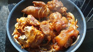 Pig trotters recipe / how to cook /pig feet in the slow cooker