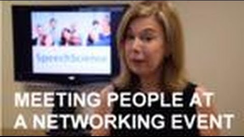 Meeting People at a Networking Event