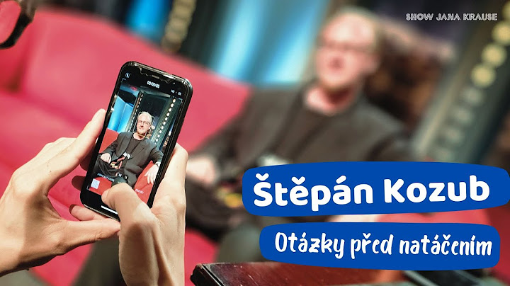 Otázky - Štěpán Kozub - Show Jana Krause 11. 9. 2024