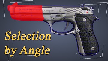 Clara.io: Select Faces by Angle