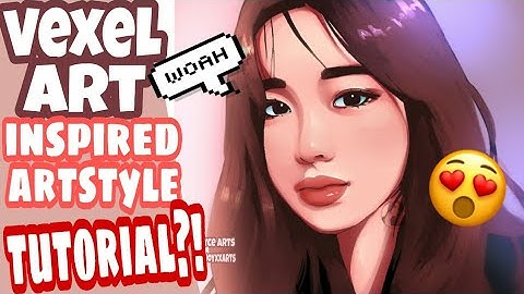 VEXEL ART TUTORIAL (TRYING DIFFERENT ARTSTYLE)
