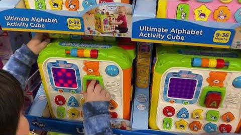 CUTE VTECH ULTIMATE ALPHABET ACTIVITY CUBE | FUN AND LEARNING TOY