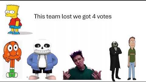 Completely random character voting episode 6