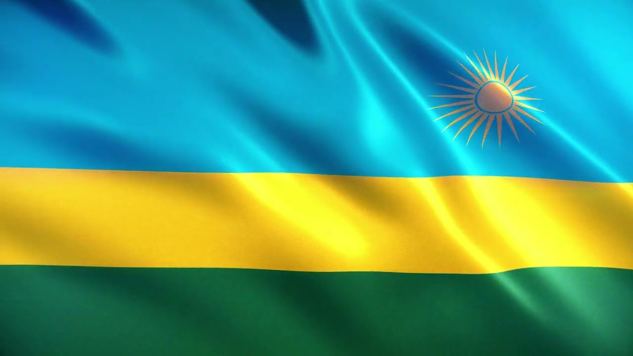 Rwanda Flag Waving | Rwandan Flag Waving | Rwanda Flag Screen