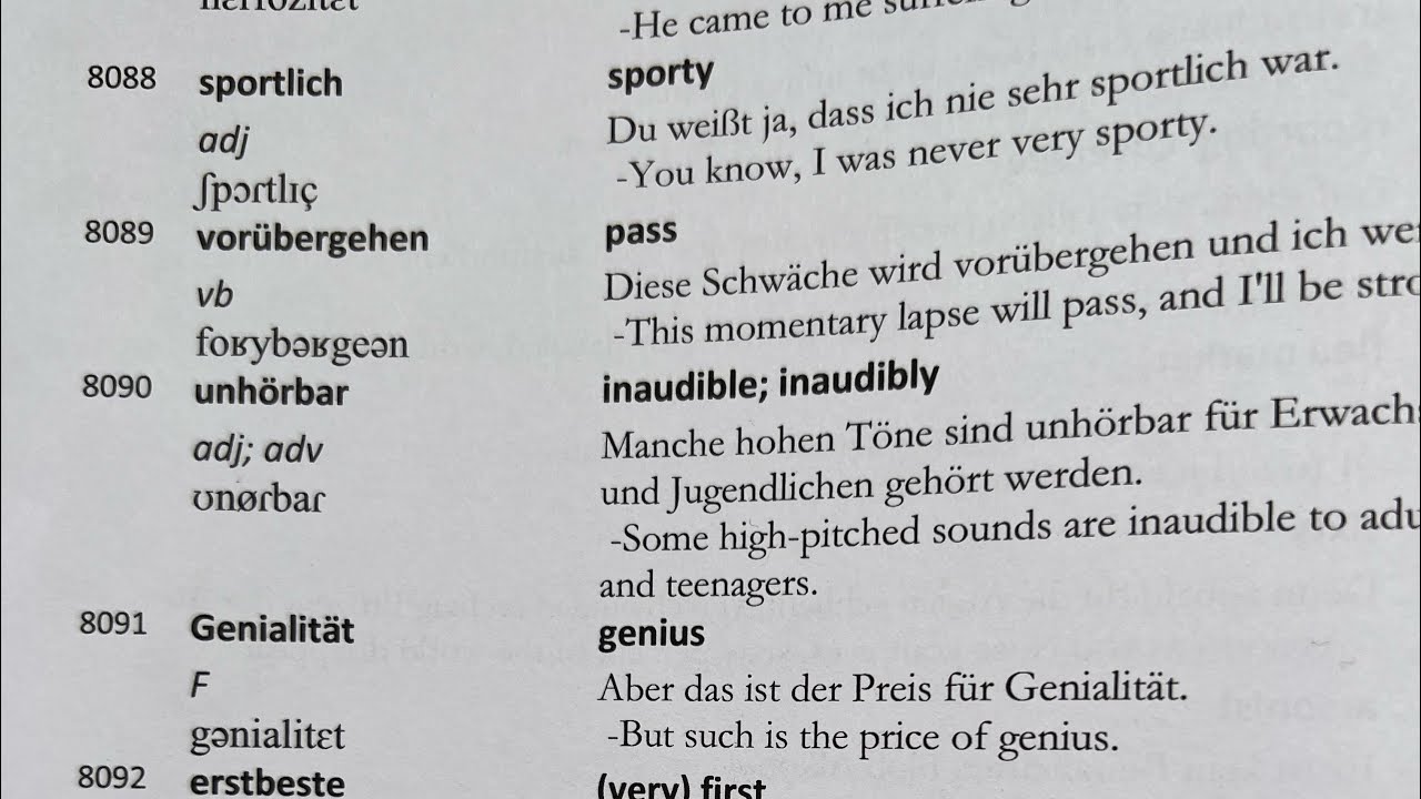 15 Commonly Used German Words | Master Vocabulary | #35 - YouTube