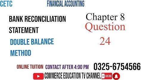 Financial Accounting/I.Com/B.Com/ADC - Lecture 74