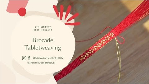 Brocade Tabletweaving - how to