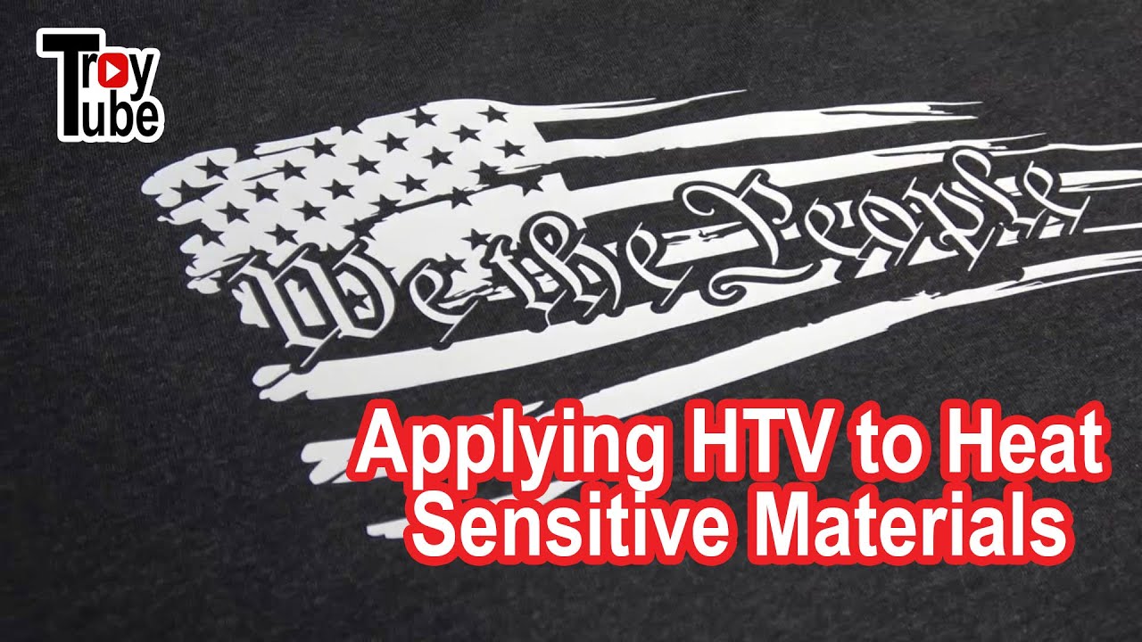 Applying HTV to Heat Sensitive Materials Such as Rayon YouTube