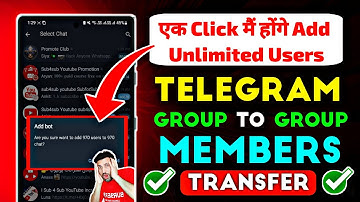 How to Add Unlimited Members to Your Telegram Group