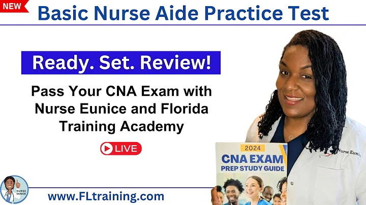 🌟 Live Basic Nurse Aide (CNA) Exam - Ready. Set. Review! with Nurse Eunice 🌟