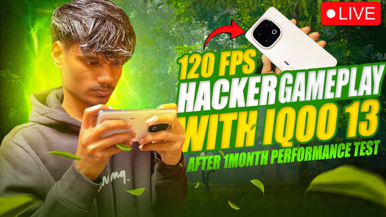 IQOO 13 BGMI TEST WITH FPS METER 😲🔥 | LIVE TEST | PERFORMACE & GAMEPLAY ...