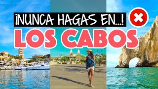 Errores al viajar a Los Cabos   Mundukos