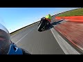 Following WSBK Pro Rider In Oschersleben