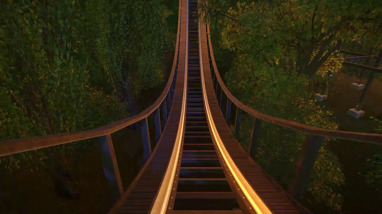 Coaster Forest Flyer CCI Wooden Coaster YouTube