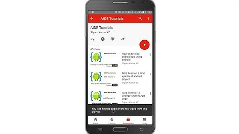 AIDE Tutorial - 7.1 Customize Toast