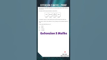 Logic Puzzle for Extension 2 Students!  #hsc #maths #study #proof