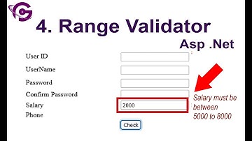 Part 4.  Range Validator in ASP NET Web Forms | ProgrammingGeek