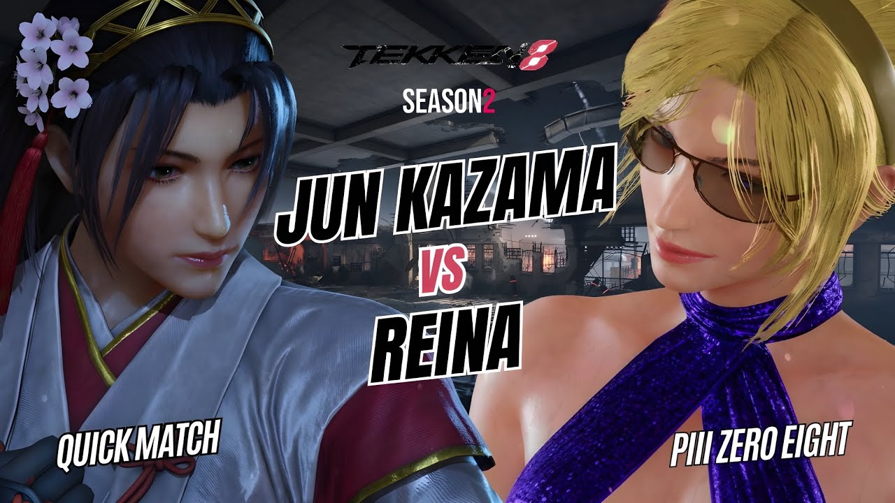 Tekken 8 (Season 2) - Jun Kazama Quick Match Against Reina