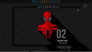 This is the Most Unique Theme for Windows | Spider man PC Theme | Rainmeter