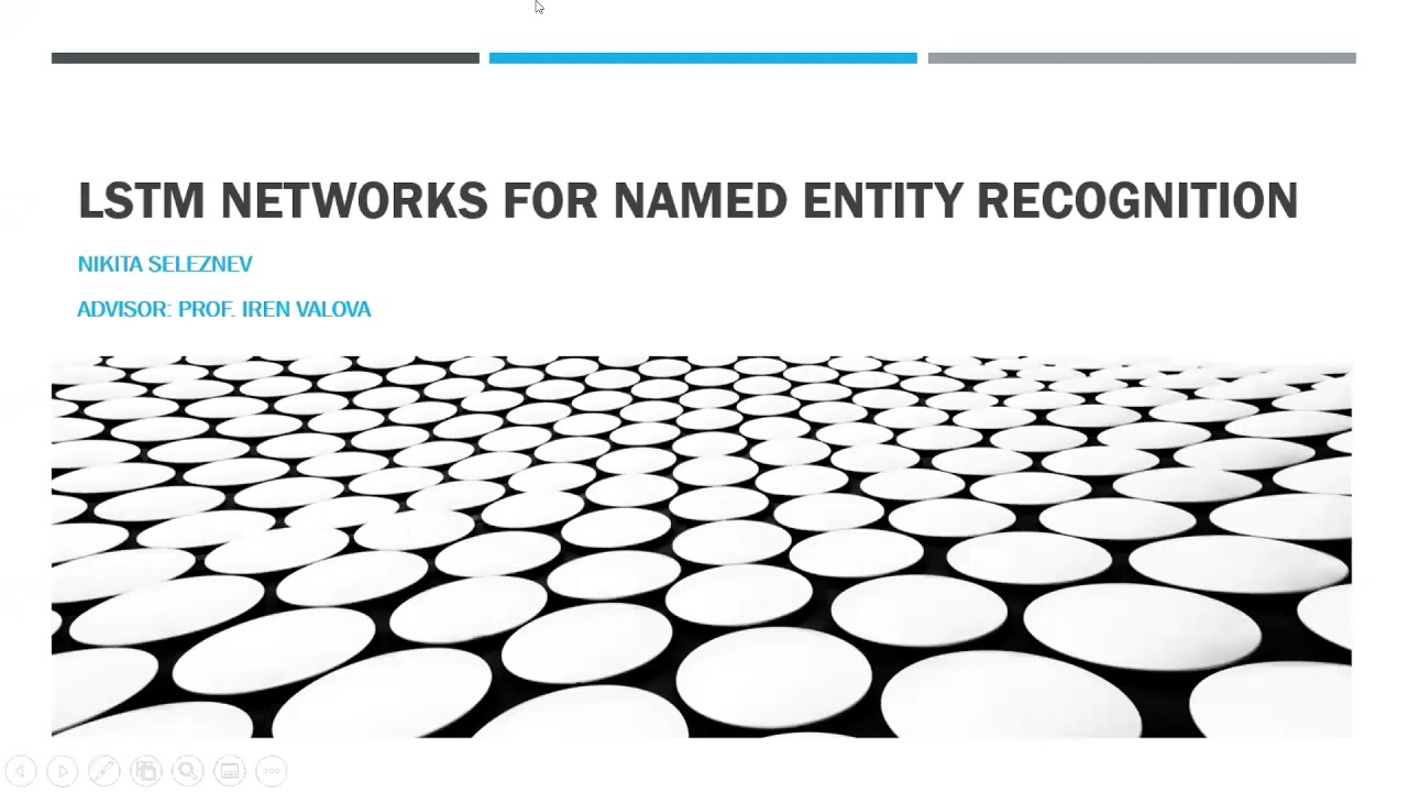 2021 UMassD Capstone: LSTM networks for Named Entity Recognition