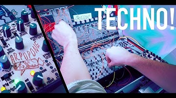 TECHNO! with AE Modular Synth & LepLoop Arpopone (in HDR on supported devices) #TTNM