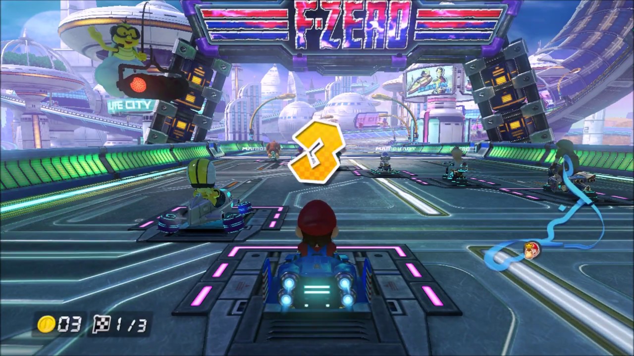 Mario Kart 8】オンライン対戦 #5 ミュートシティ(F-ZERO) (2015.5.21