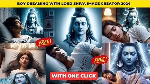 Create 3D Ai Boy Dreaming with lord Shiva image creator 2024 | Shiva Ai Image | Bing image Tutorial