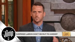 Is it surprising that LeBron James didn't recruit Paul George harder? | The Jump | ESPN