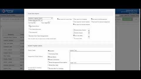 SIS - Printing Individual Progress Reports