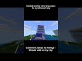 I added another new skyscraper to my Minecraft city #minecraft #minecraftbuilding #shorts