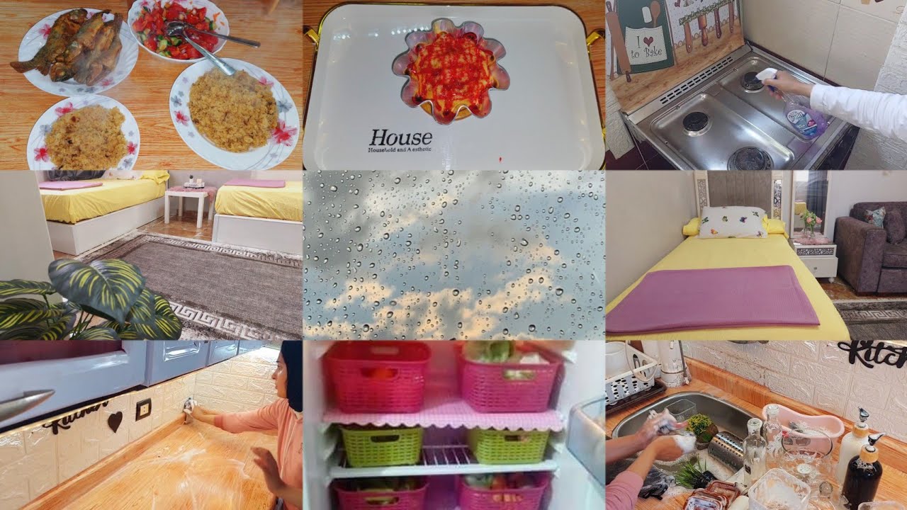 روتين الخميس الونيس🌸🎀روتين بسيط من غير هدت حيل🐣🧹اول روتين في السنة الجديدة 📆