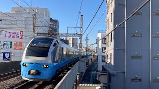 e653系 1000番代臨時特急冬満喫ひたち巡り旅号南浦和駅入線