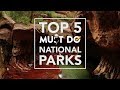 TOP 5 National Parks in the US | Must Do Travels