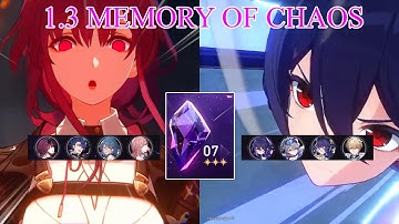 Honkai: Star Rail | 1.3 Memory of Chaos Floor 7 3 Stars | E0 Kafka