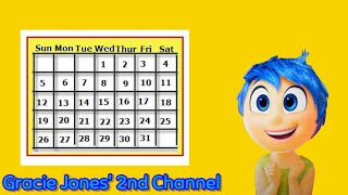 A Week is Seven Days (ft. Inside Out Characters) (Original by ABCMouse) | Gracie Jones' 2nd Channel