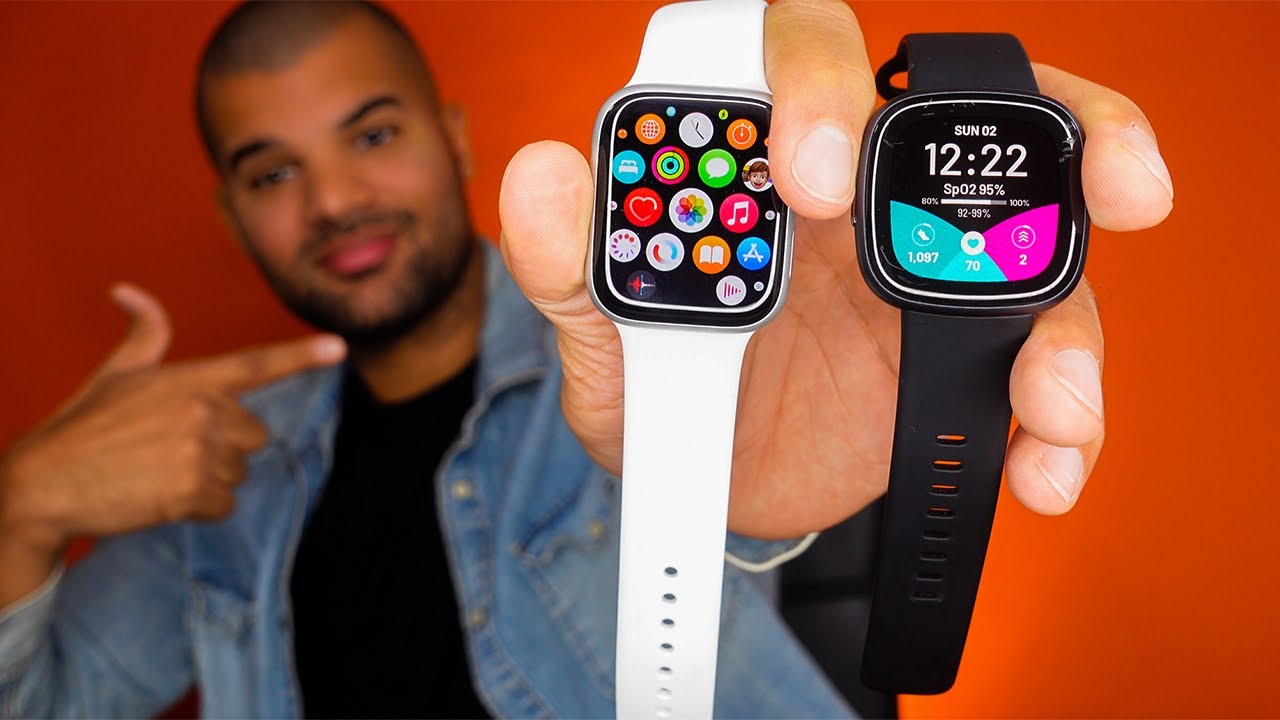 Fitbit Versa 4 vs Apple Watch Series 8 l Why You Should Apple Watch! YouTube