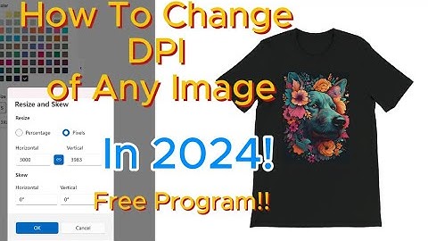 How To Change The DPI of A Image For Print On Demand In 2024 - Super Easy Method!!!