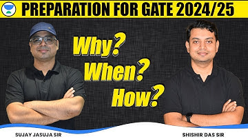 Why? When ? How ? | Preparation For GATE 2024/25 #gate_preparation #gate_2023  #gateexam  #gate_2024