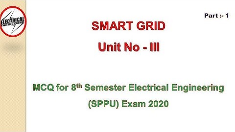 Smart Grid MCQs || Unit 03:Smart Meters And Advance Metering Infrastructure || SPPU || YouTube ||